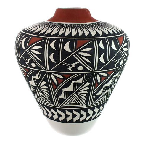 Hand Crafted Native American Acoma Pottery By Artist Kuhaya Concho JX130393